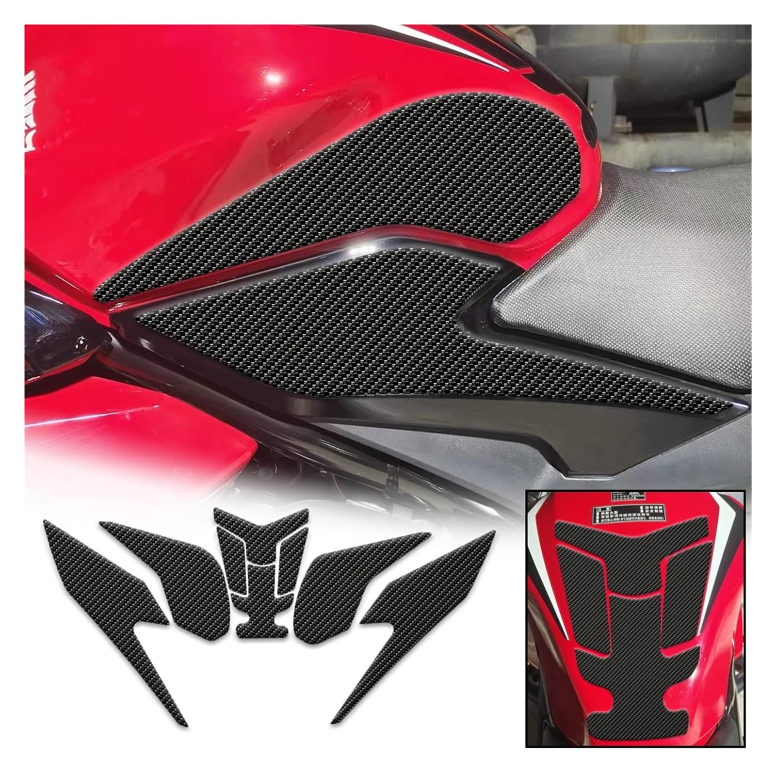 Amazon | CBR400R 2019-2024 オートバイアンチスリップタンクパッド